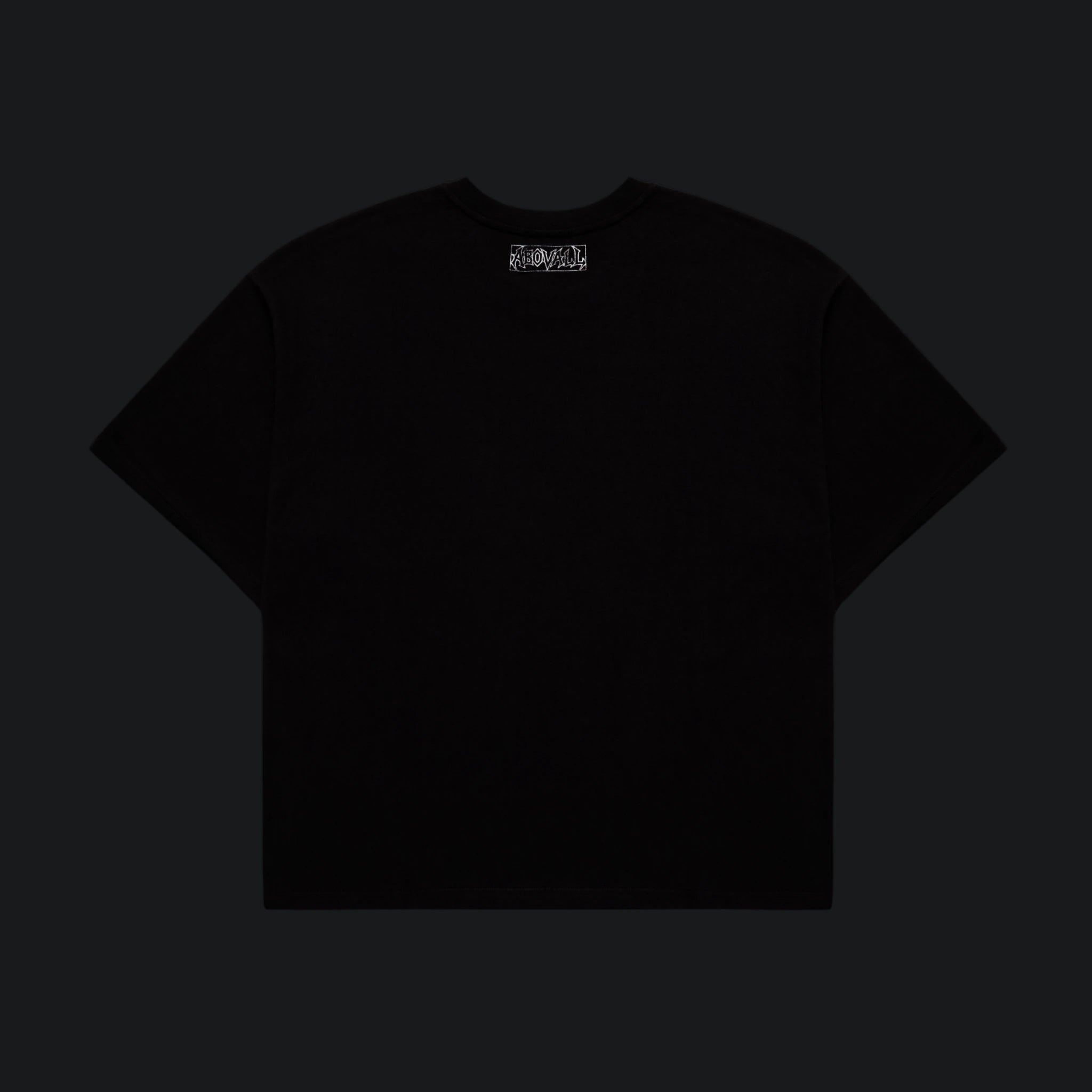 'UBERMENSCH' OVERSIZED TEE IN BLACK