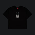 'ABVTPWR' OVERSIZED TEE IN BLACK