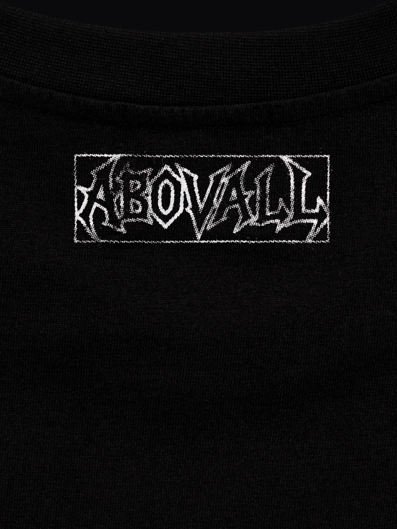 'UBERMENSCH' OVERSIZED TEE IN BLACK