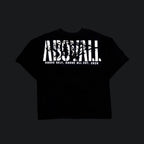The ABOVALL oversized street t-shirt back image.