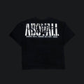 The ABOVALL oversized street t-shirt back image.