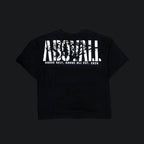 The ABOVALL oversized street t-shirt back image.