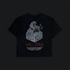 Apex Tiger oversized street t-shirt back image.  "prevail or plunge, reign or kneel, possess or perish 
struggle is the only reprieve. forge yourself. 
pain trains discipline, prevail, reign, possess
not just an outfit, the will to power. "