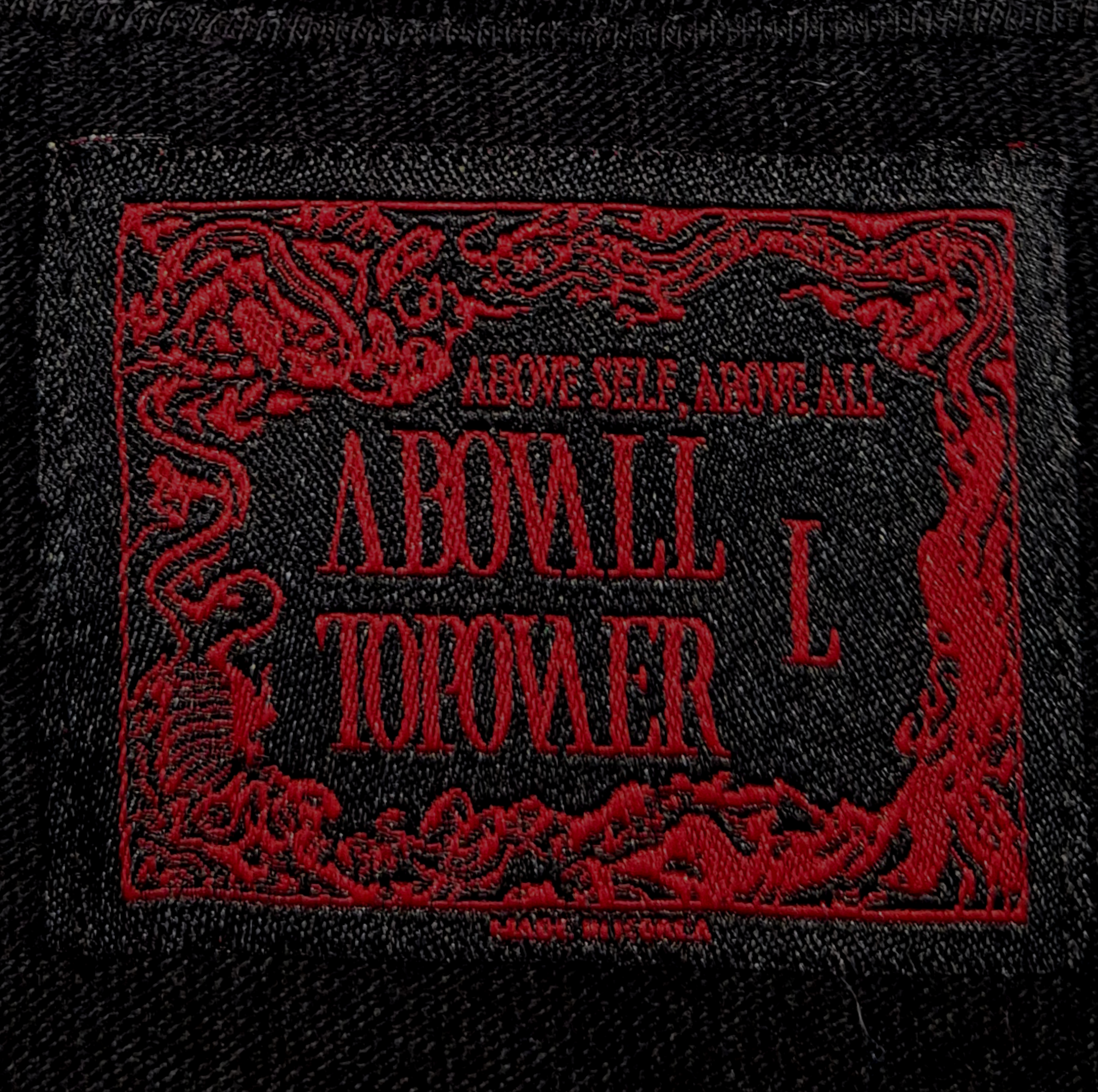 'The ABOVALL' OVERSIZED TEE IN BLACK